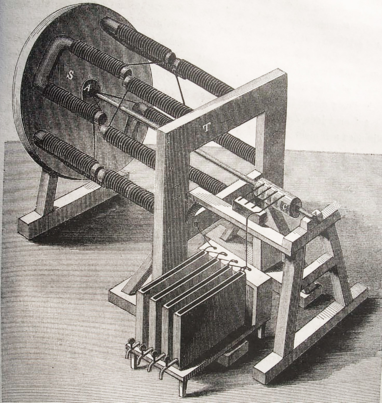 Moteur électrique de Jacobi