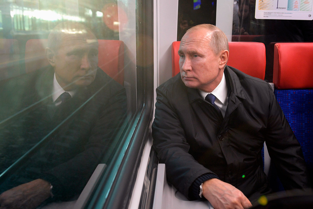 Vladimir Putin na odprtju MCD.