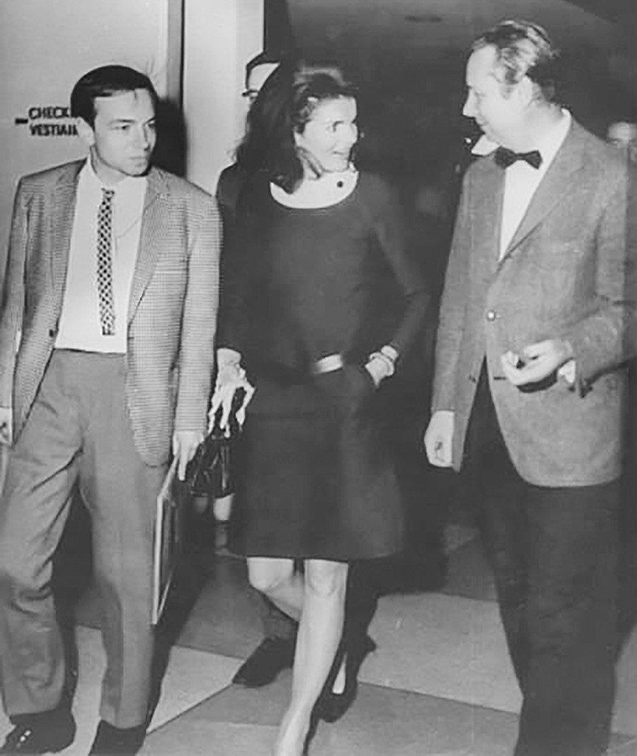 Jacqueline Kennedy e Andrej Voznesenskij