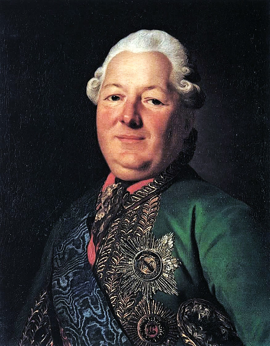 Vasily Michailovich Dolgorukov-Krymsky (1722-1782) oleh Alexander Roslin.
