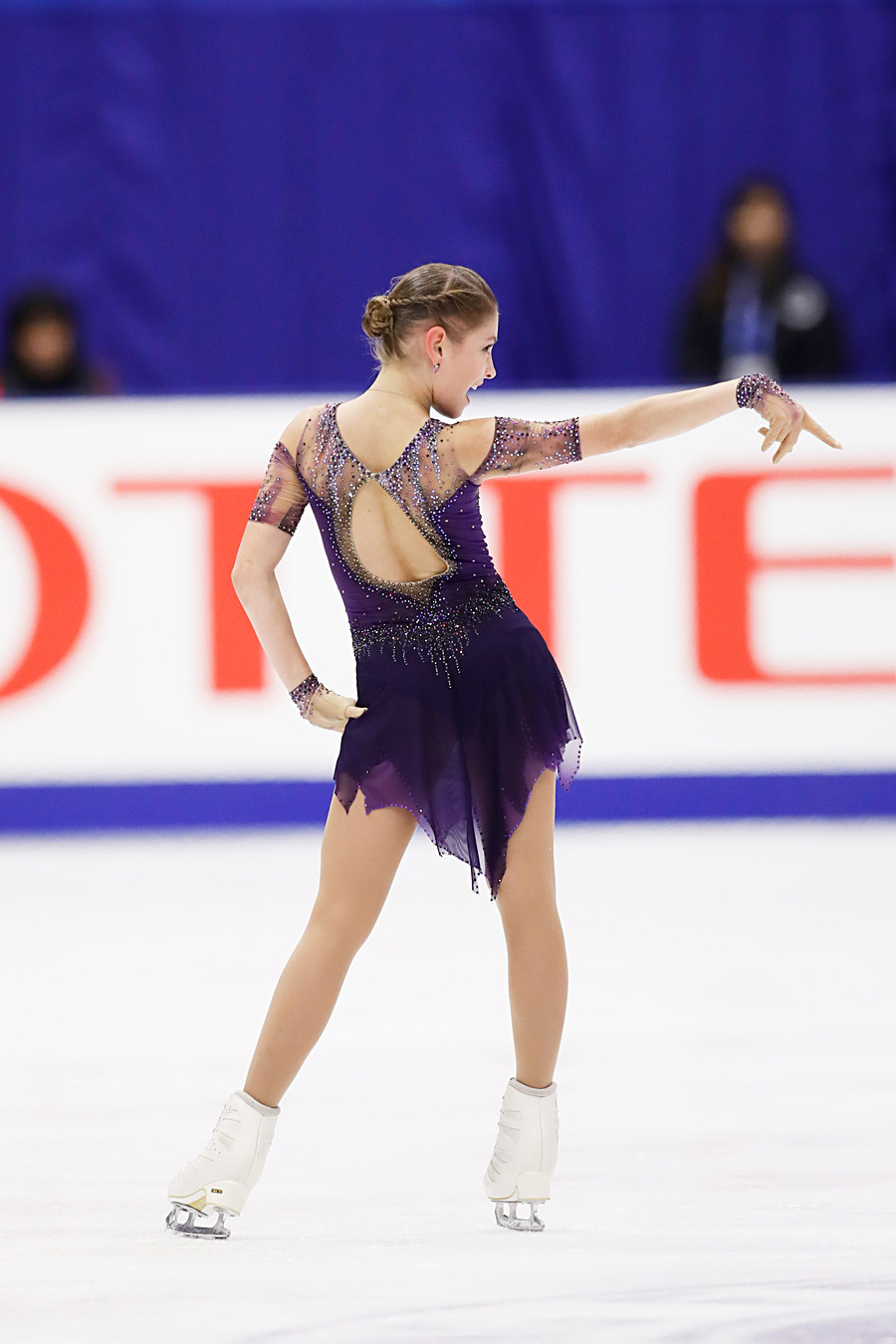 Alena Kostornaia performs Women's Free Skating program at ISU Grand Prix of Figure Skating 2019 NHK Trophy in Japan