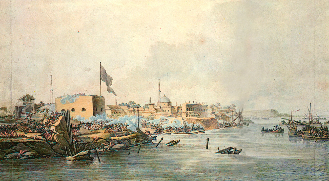 『マイル要塞の攻撃、1790年12月11日（22日」）』