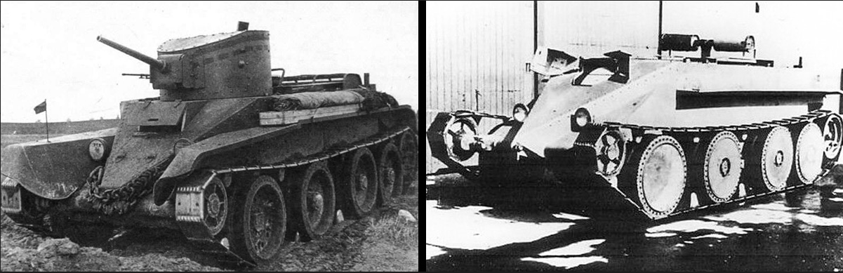 tank BT-2 in Christie M1928 / M1931