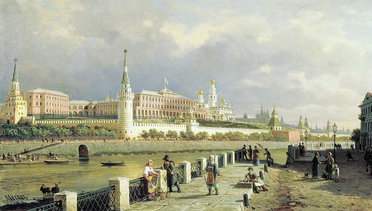 „Поглед на Московски кремљ“