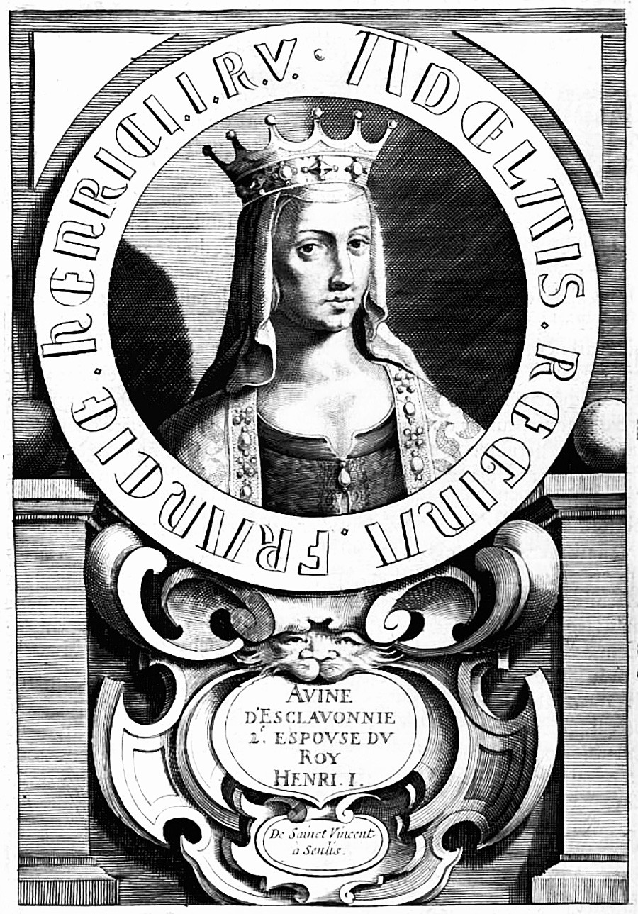 Anna, Queen of France. From the book 