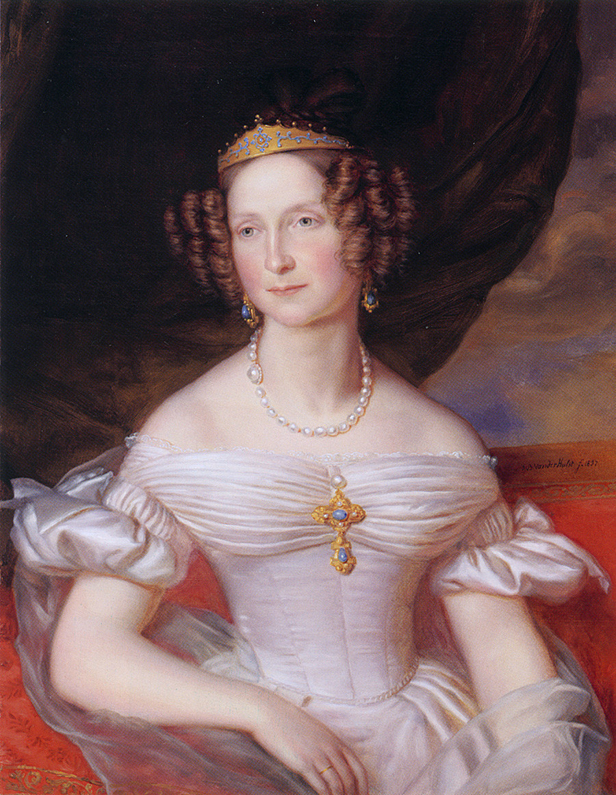 Queen of the Netherlands, Anna Pavlovna of Russia (1795-1865) by Jan Baptist van der Hulst