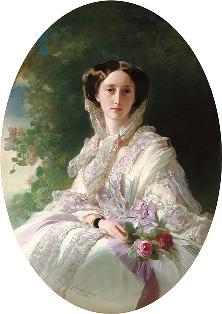 Принцеза Олга Виртембершка, Франц Ксавер Винтерхалтер (1805-1873).