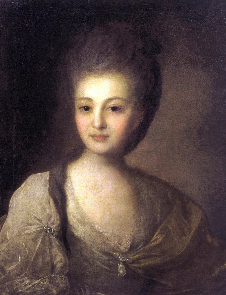 « Portrait d’Alexandra Strouïskaïa », 1772