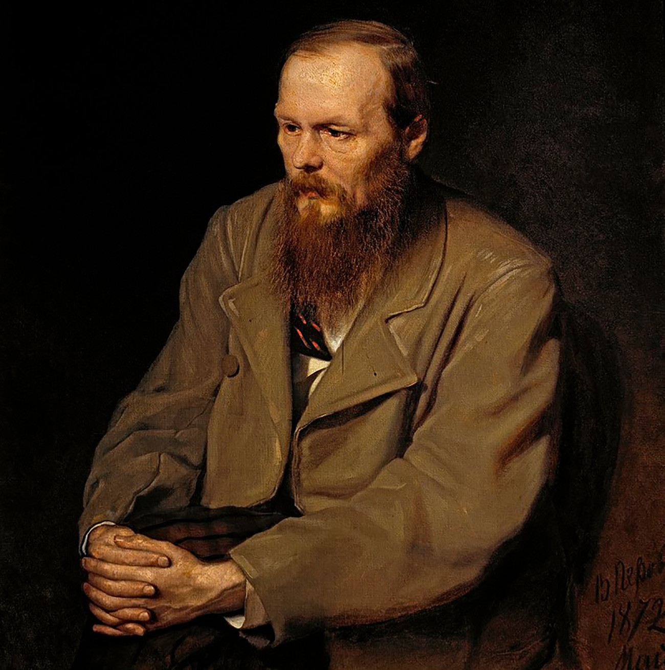 Porträt von Fjodor Dostojewski