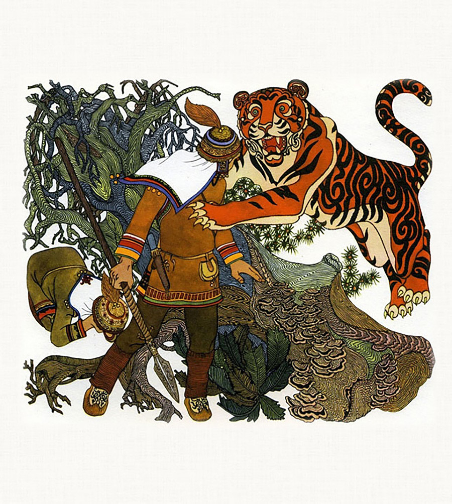 Tiger man from 'Amur tales'
