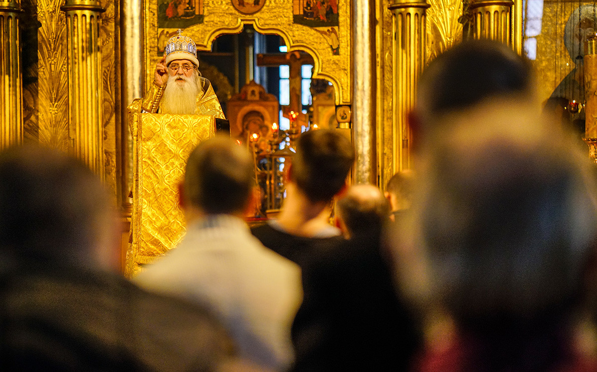 Празднование Рождества Русской православной старообрядческой церкви в Покровском и Рождественском соборах