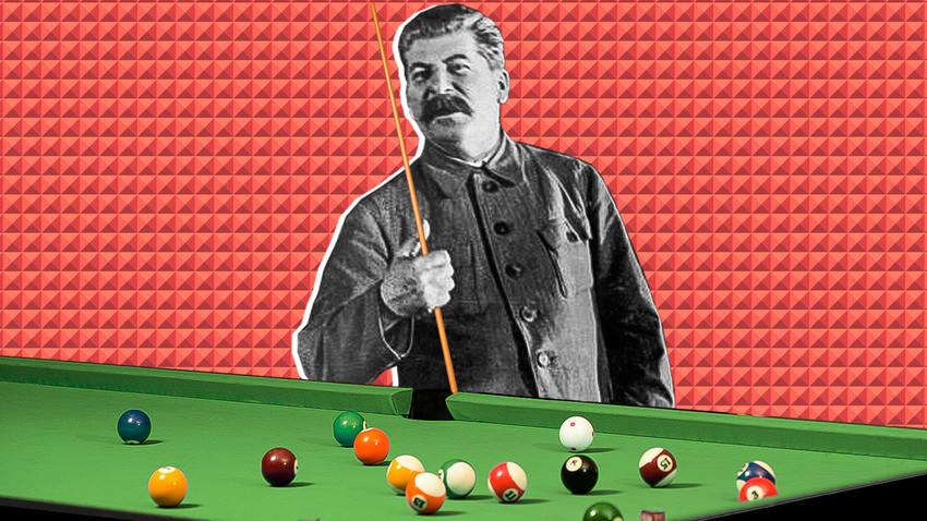 Stalin in the pose of a boxer - Playground