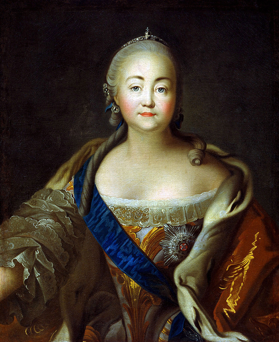 女帝エリザヴェータ・ペトローヴナ、1754年