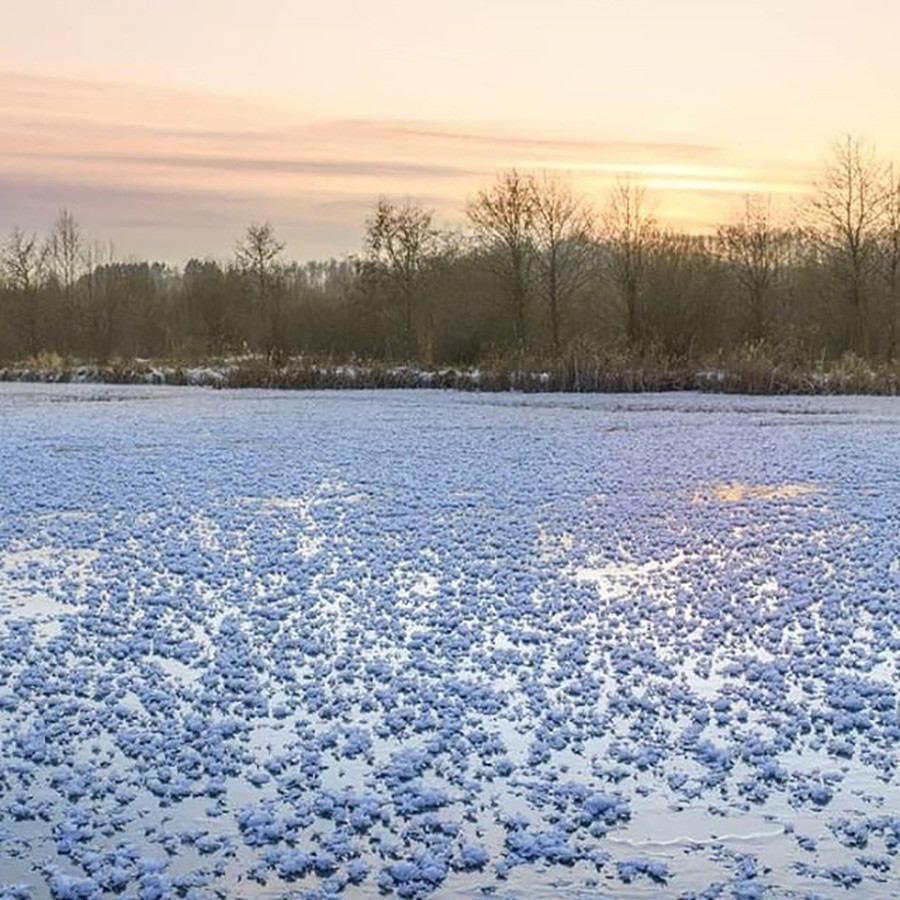 The lake in Tatarstan, November 2019.