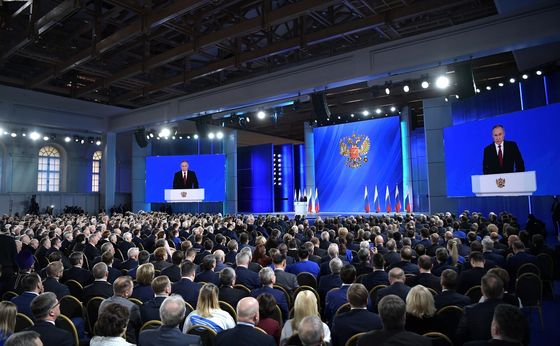 Обраќање на претседателот на РФ Владимир Путин до Федералното собрание, 15.01.2020.
