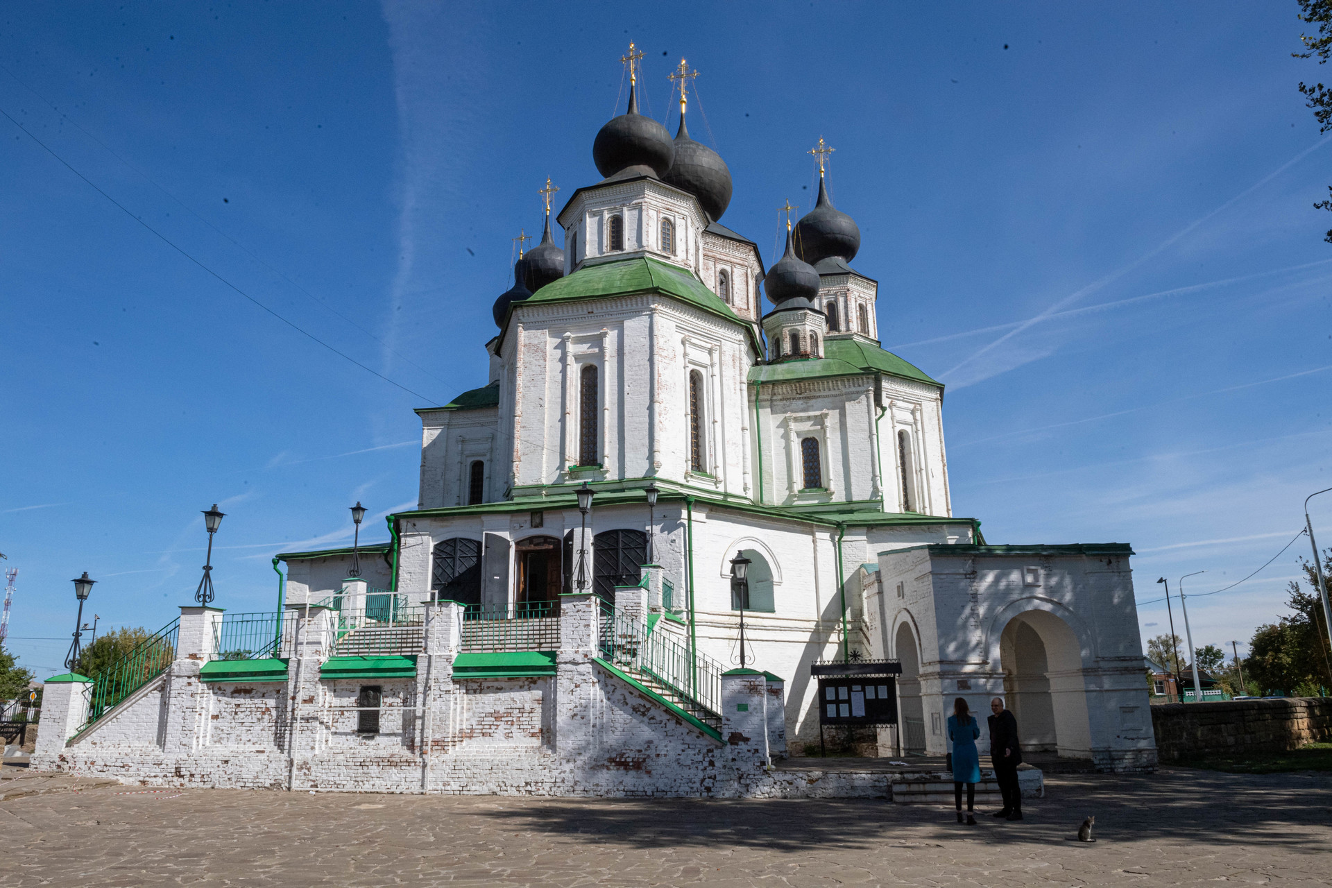 Katedral Militer Kebangkitan Kristus di Starocherkasskaya, Rostovskaya oblast, Rusia.