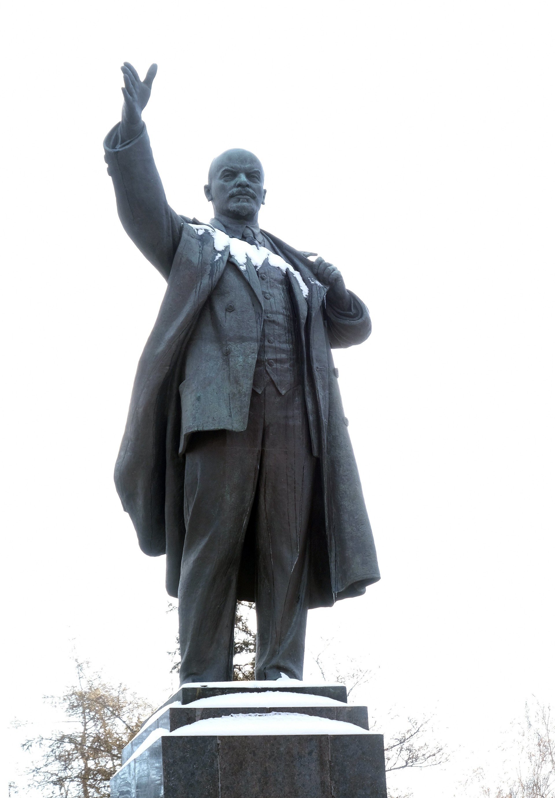 Patung Lenin di Irkutsk.