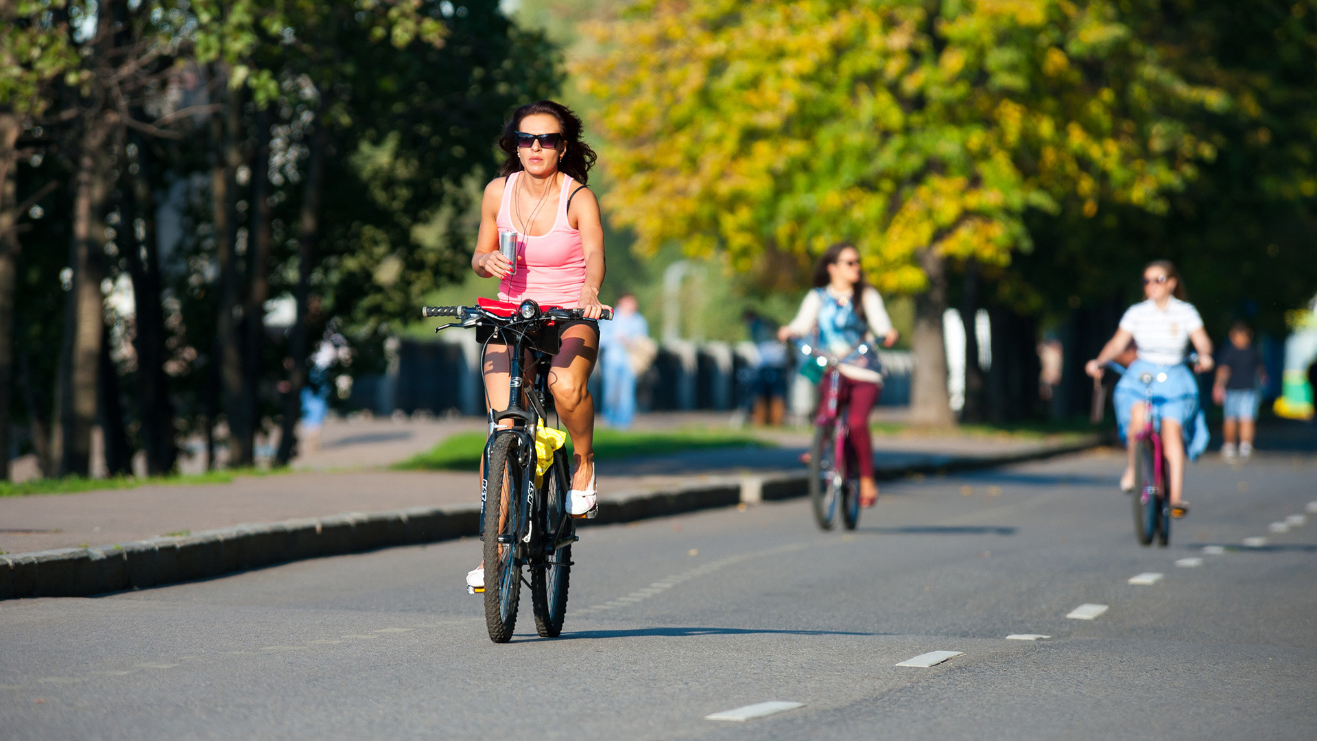 Nova kolesarska steza v Parku Gorki