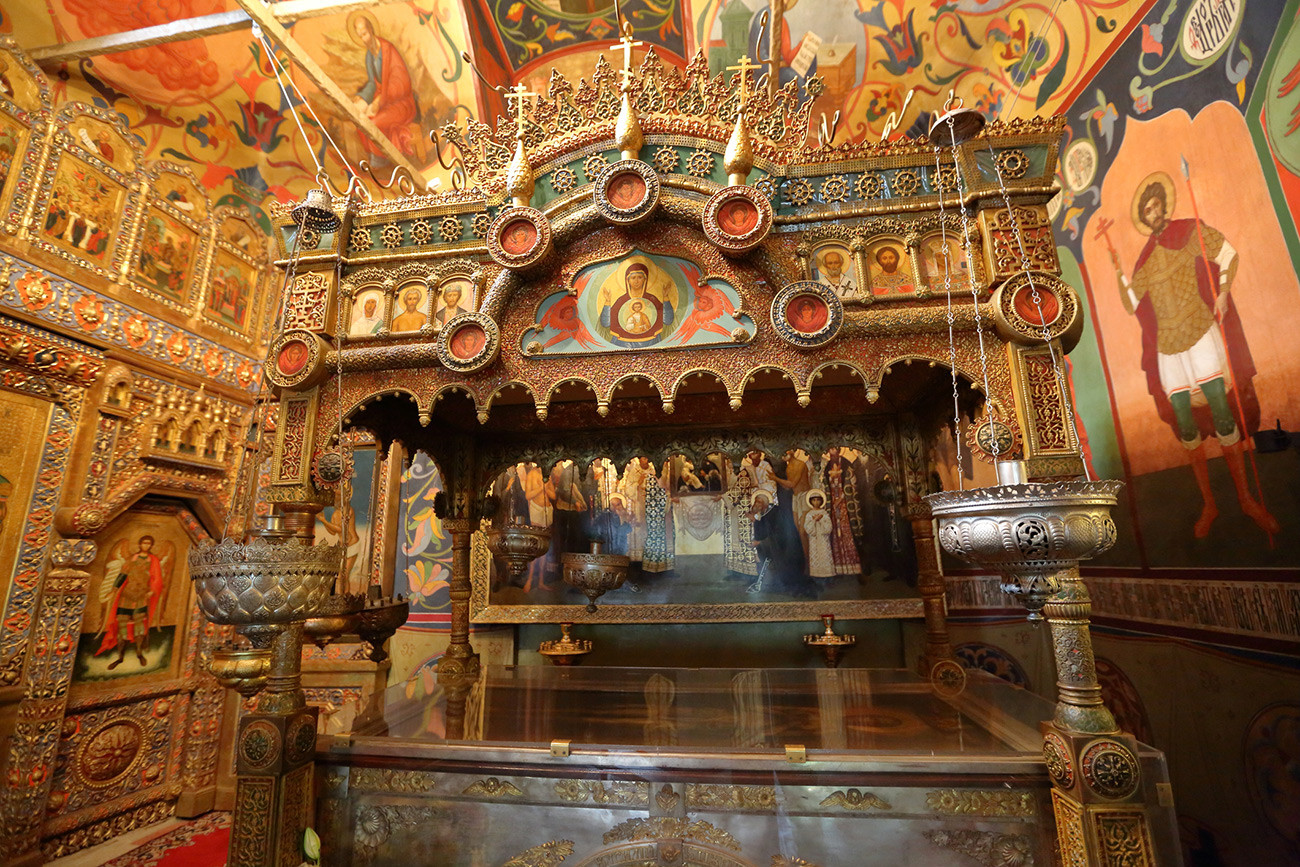 In der Basilius-Kathedrale in Moskau