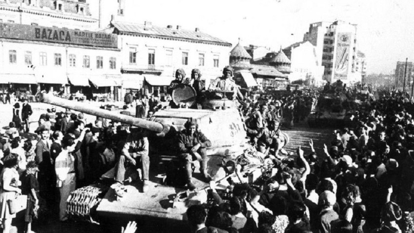 Sovjetska vojska u Bukureštu 31. kolovoza 1944.

