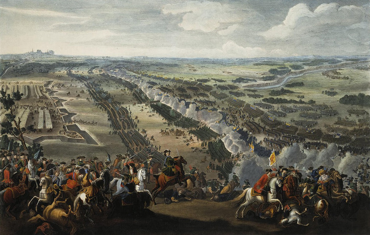 Batalla de Poltava, de Pierre-Denis Martin 
