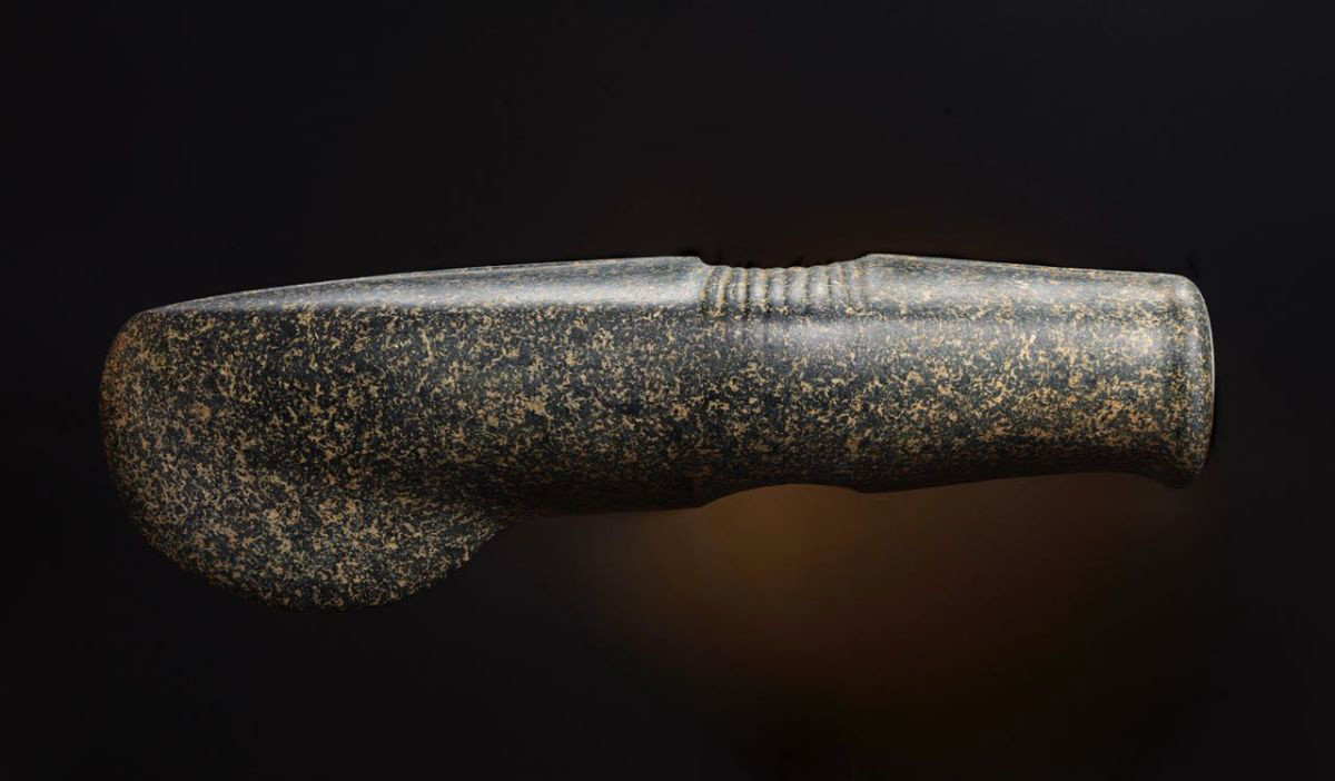 イストラ地区で発見された石斧