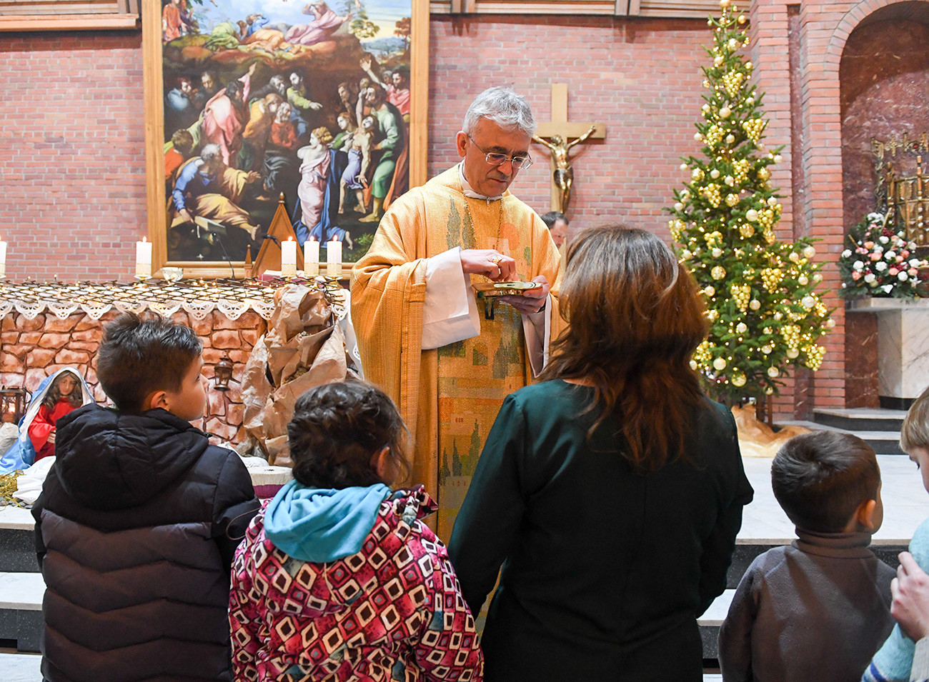 カトリック教の協会におけるクリスマスの祝い、ノヴォシビルスク
