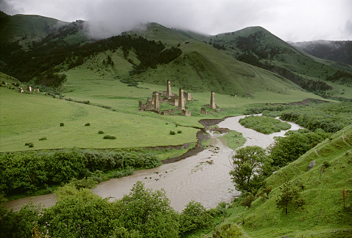 Torgim, an Ingush village in the Assi valley that was thriving in the 16th and 17th centuries.