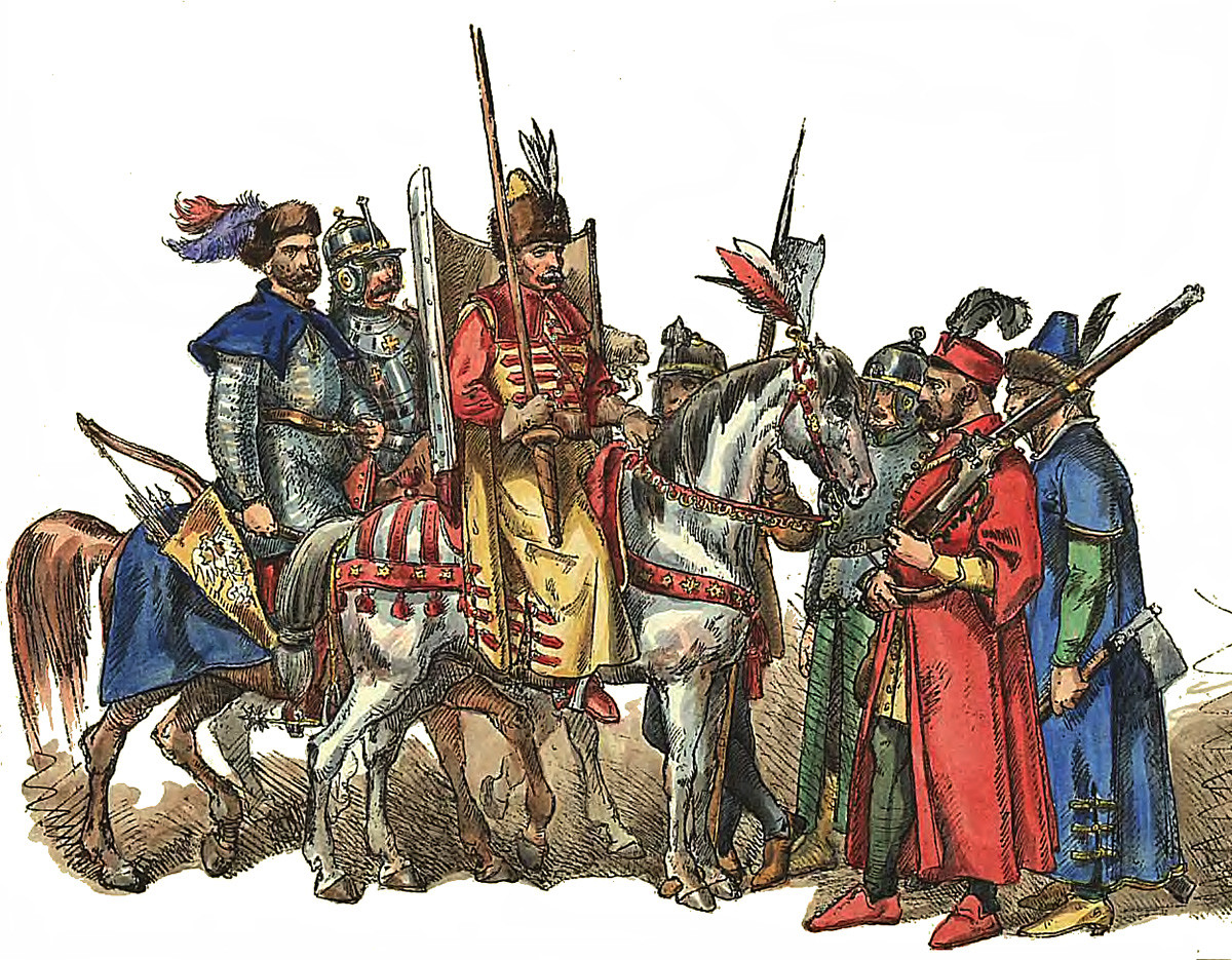 Литовски воини от XVI в. от Ян Матейко