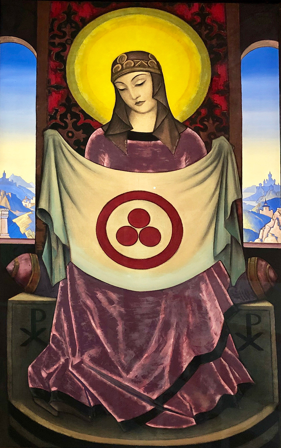 Nicholas Roerich 'Madonna Oriflamma'
