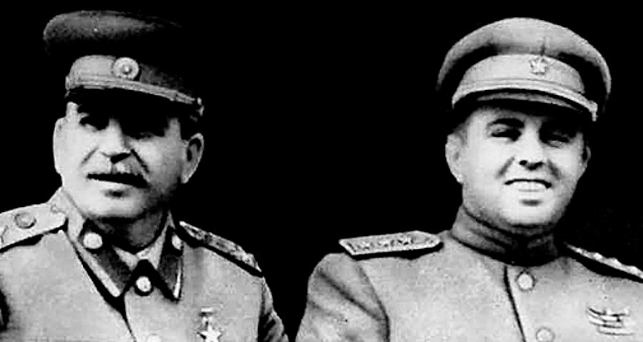 Joseph Staline et Enver Hoxha