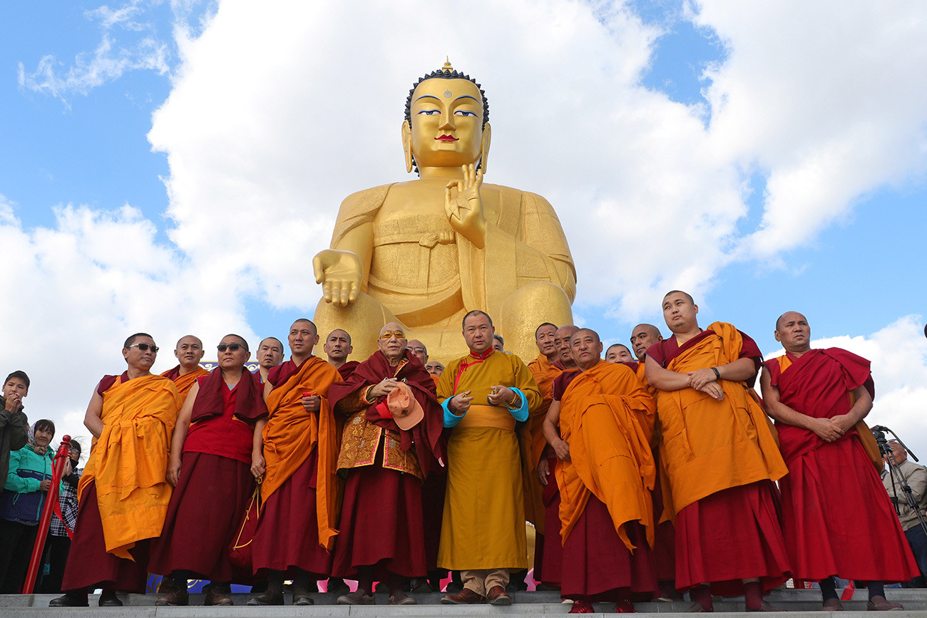 Die Einweihung der höchsten Buddha-Statue Europas in Kalmückien 
