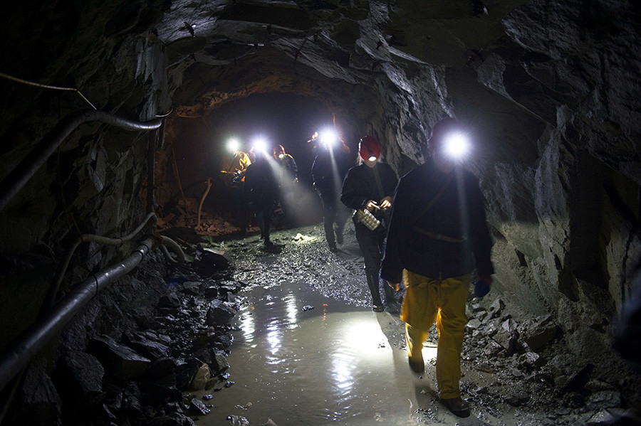 The mine in Berezovsky.