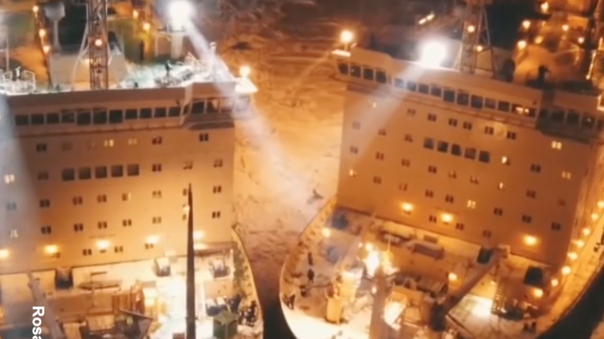 ロシアの原子力砕氷船のドッキング（動画） ロシア・ビヨンド