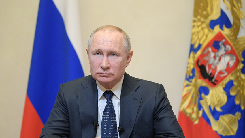 Obraćanje predsjednika Rusije Vladimira Putina, 25. ožujka 2020.
