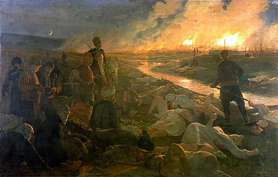 Piotrovsky. Masacre de Batak. 1889 