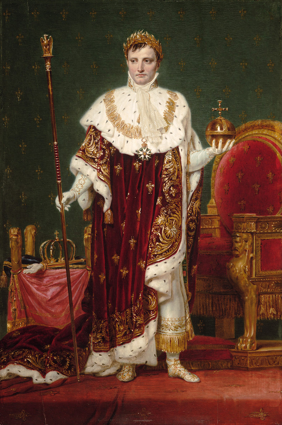 Император Наполеон I (1769-1821) Жак-Луј Давид, 1807.