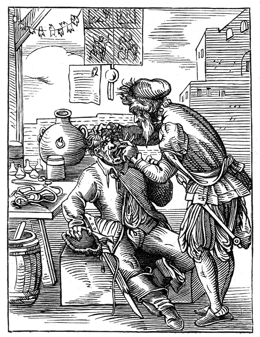 Dentista no século 16