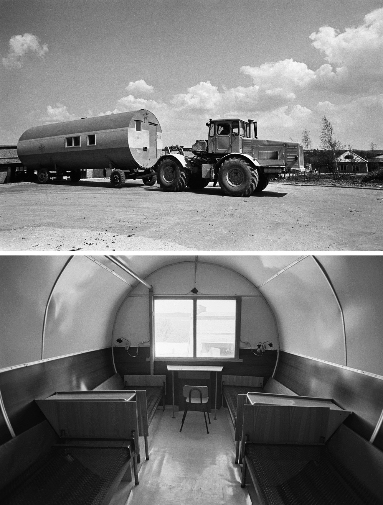 Mobile house for extreme weather conditions, Nizhny Novgorod Region, 1975.