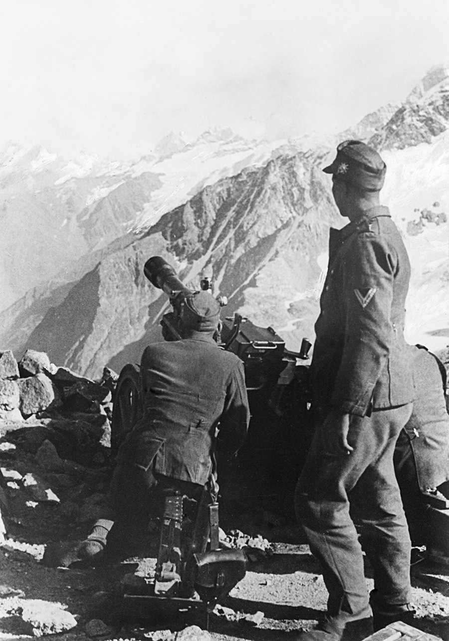 Първа планинска дивизия на Вермахта в Кавказ, ВСВ

