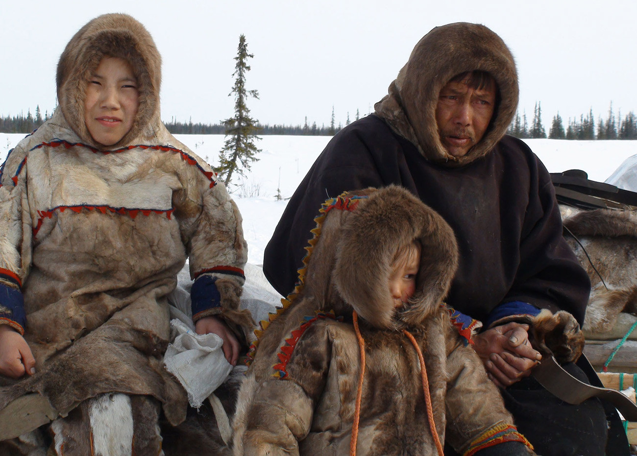 A Nenets family