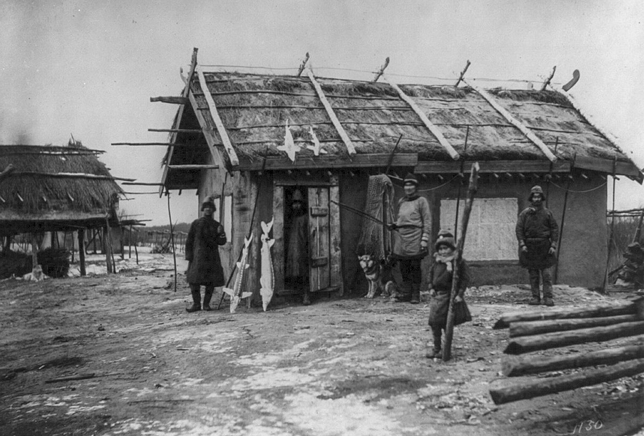 A Nanai village along the Amur River, north of Khabarovsk.