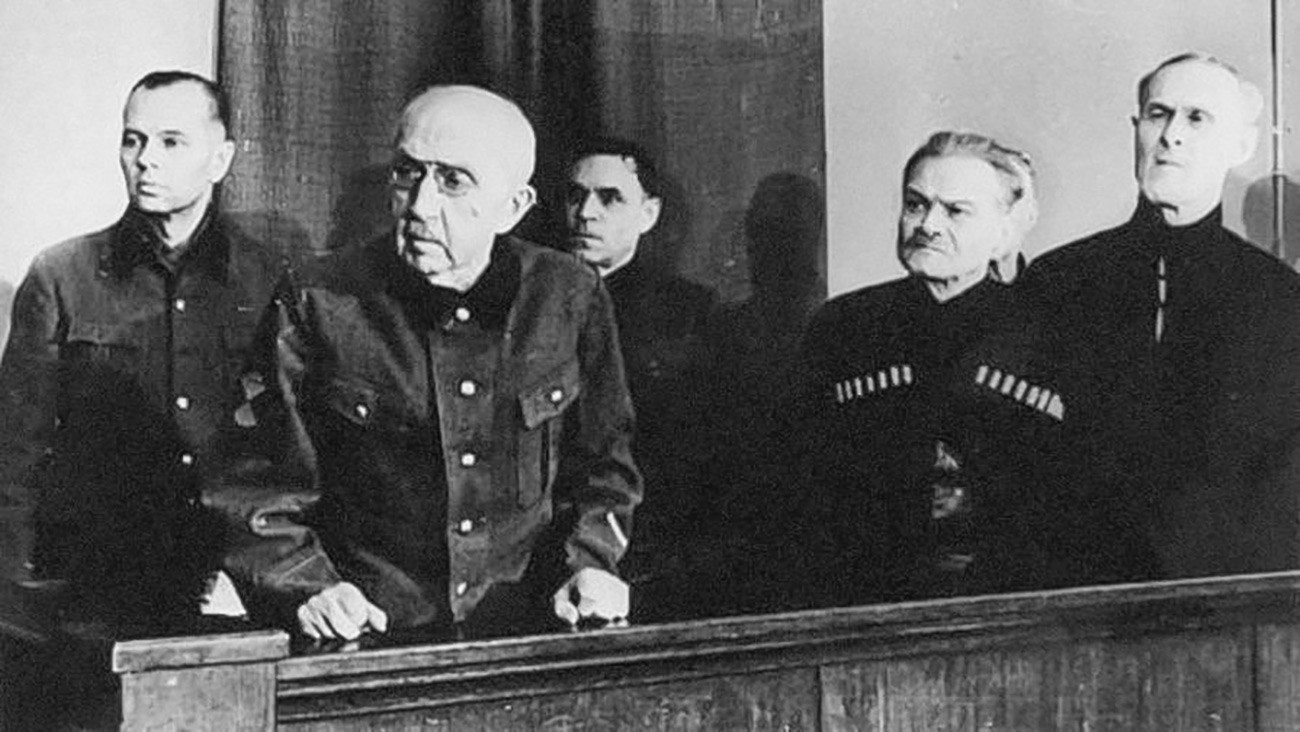 Procès de l'ataman Piotr Krasnov et autres. Janvier 1947