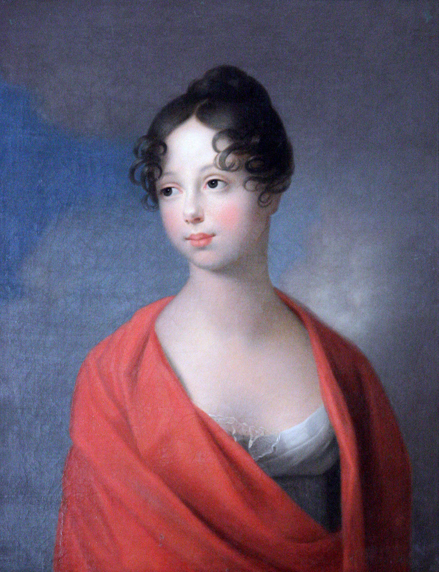 Caterina Pavlovna ritratta da Johann Friedrich August Tischbein