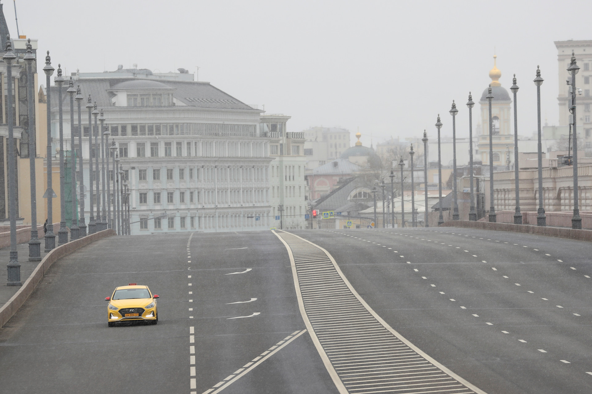 Most na reki Moskvi, 30. 3. 2020