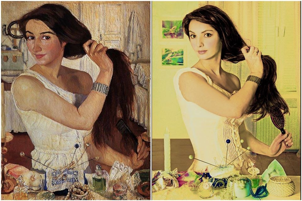 Autoportrait à la table de toilette, Zinaïda Serebriakova