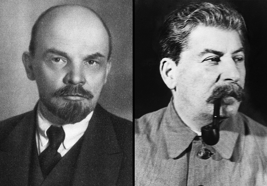 Владимир Ленин и Йосиф Сталин