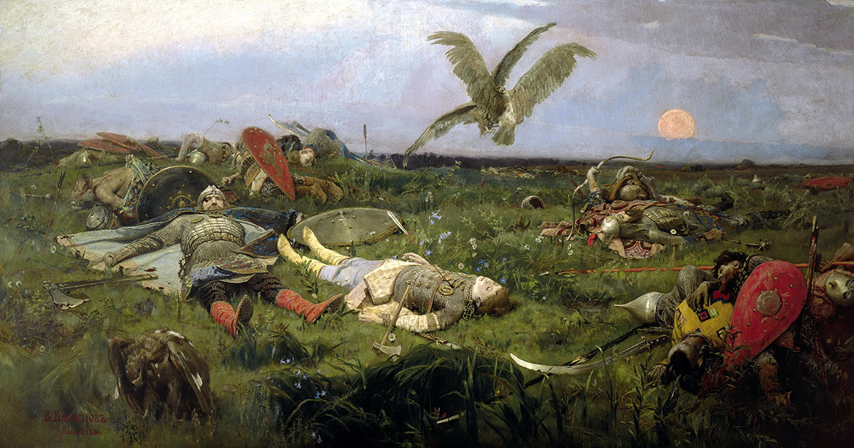 Viktor Mihajlovič Vasnecov, Po bitki Igorja Svjatoslaviča s Polovci