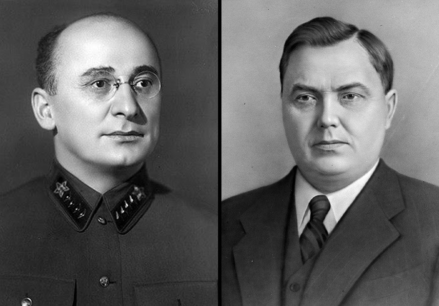 Lavrenti Beria et Gueorgui Malenkov