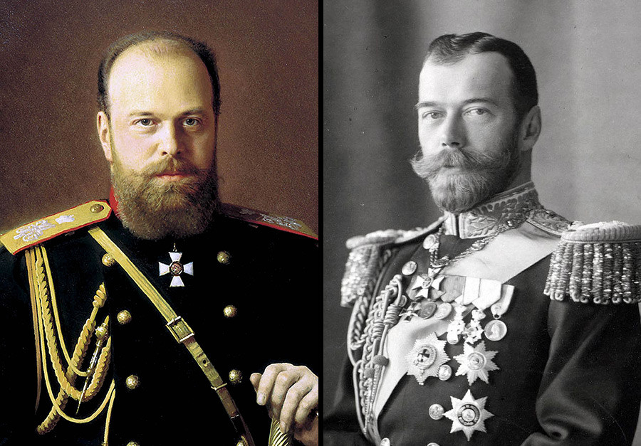 Alexandre III et Nicholas II